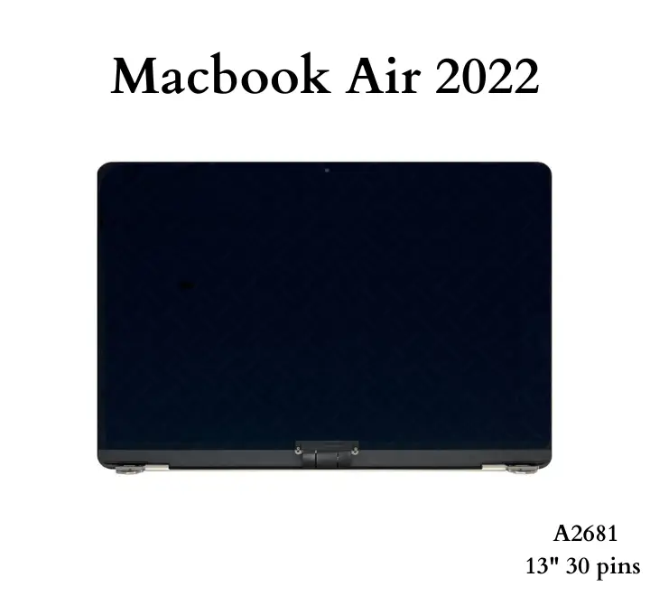 MacBook Air M2 13" 2022 (A2681) LCD | MacBook LCD Replacement Services ...
